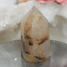 Load image into Gallery viewer, Golden Rutile in Quartz Crystal Point Stone 45mm 4 STUNNING!