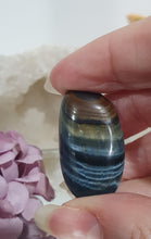 Load image into Gallery viewer, Blue Tigers Eye Crystal Tumble Stone 30mm | Inspires Courage AMAZING SHINE 1