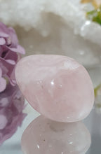 Load image into Gallery viewer, Rose Quartz Crystal Tumble Stone.
Inspires Unconditional Love
Gorgeous Rose Quartz Crystal Tumble Stone.