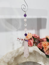 Load image into Gallery viewer, sceptor-of-love-rose-quartz-crystal-energy-enhancer-hanger-ornament-sun catcher