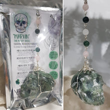 Load image into Gallery viewer, Marvin-The-Moss-Moss-Agate-Crystal-Energy-Enhancer-Suncatcher-Hanger-Ornament