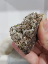 Load image into Gallery viewer, Epidote Crystal Specimen Stone 65mm 3 LOVELY LITTLE CRYSTALS