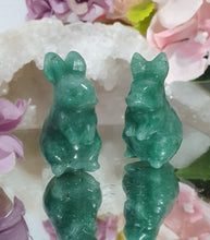 Load image into Gallery viewer, Animal Rabbit Bunny Aventurine Crystal Carving Stone | Inspires transition and emotional release