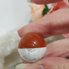 Load image into Gallery viewer, Poke Ball Pokemon Sphere Crystal Carving Stone 20mm 9