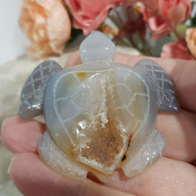 Load image into Gallery viewer, turtle-crystal-carving-agate-stone-moonlight-crystals-australia