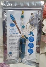 Load image into Gallery viewer, WAND OF PSYCHIC ACTIVATION - Handcrafted Apatite Tower Point Stone Gold Crystal Energy Enhancer© | Hanger | Ornament | Suncatcher
VISION | WISDOM | INTUITION
Gorgeous Apatite Point beaded with Apatite & Quartz. Wire wrapped in gold