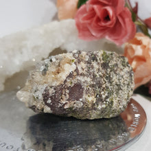 Load image into Gallery viewer, Epidote Crystal Specimen Stone 60mm 2 GORGEOUS CRYSTALS