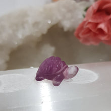 Load image into Gallery viewer, turtle fluorite crystal carving