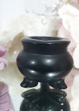 Load image into Gallery viewer, Witches Cauldron Black Obsidian Crystal Carving Stone.
Protection and Balance
Beautiful polished Black Obsidian Witches Cauldron Crystal Carving Stone. Inspires Protection and Balance