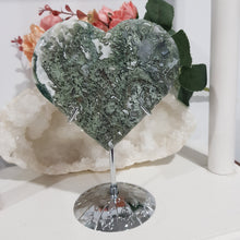 Load image into Gallery viewer, Moss-Agate-Crystal-Carving-Stone-on-Stand-Moonlight-Crystals-Australia-Crystal-Carvings