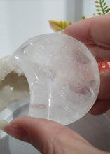 Load image into Gallery viewer, Quartz Moon Bowl Crystal Carving Stone
Inspires Magick, Purity & Spirituality
Stunning Quartz Crystal Moon Bowl Carving. Love little quartz bowl.
*Ring not included