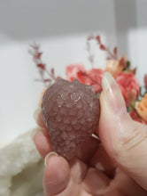 Load image into Gallery viewer, Strawberry Crystal Strawberry Quartz Crystal Carving Gemstone Stone 40mm 7