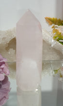 Load image into Gallery viewer, Pink Calcite Crystal Tower Point Stone
INSPIRES PEACE & COMPASSION
Lovely Pink Calcite crystal point tower.