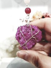Load image into Gallery viewer, radiant-ruby-crystal-energy-enhancer-hanger-ornament-sun catcher