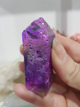 Load image into Gallery viewer, purple-titanium-aura-sphalerite-tower