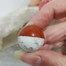 Load image into Gallery viewer, Poke Ball Pokemon Sphere Crystal Carving Stone 20mm 9