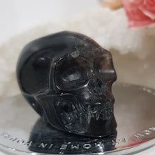 Load image into Gallery viewer, Skull Smokey Quartz Crystal Carving Gemstone Stone 50mm 5 SCRATCHES