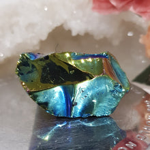 Load image into Gallery viewer, Titanium Aura Obsidian Crystal Rough Raw Stone 40mm 5