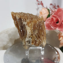 Load image into Gallery viewer, Amber Calcite Specimen Stone on stand 50mm 1 GORGEOUS