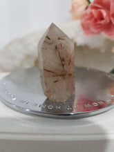 Load image into Gallery viewer, Golden Rutile in Quartz Crystal Point Stone 40mm 3 STUNNING!