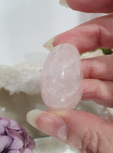 Load image into Gallery viewer, Rose Quartz Crystal Tumble Stone.
Inspires Unconditional Love
Gorgeous Rose Quartz Crystal Tumble Stone.