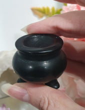 Load image into Gallery viewer, Witches Cauldron Black Obsidian Crystal Carving Stone.
Protection and Balance
Beautiful polished Black Obsidian Witches Cauldron Crystal Carving Stone. Inspires Protection and Balance