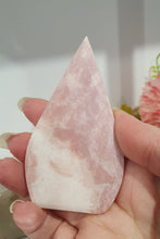 Load image into Gallery viewer, Pink Opal Flames Tower Crystal Carving Stone
Inspires Compassion and Nurturing
Beautiful Pink Opal Crystal Flame Tower Stone Carving.