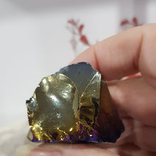 Load image into Gallery viewer, Titanium Aura Obsidian Crystal Rough Raw Stone 40mm 5