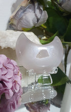 Load image into Gallery viewer, Moon Agate Crystal Carving Stone on stand 50mm | Inspires Light, Growth & Friendship