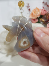 Load image into Gallery viewer, Sparkle-Unicorn-Agate-Unicorn-Crystal-Carving-Crystal-Energy-Enhancer-Stone-Hanger-Suncatcher-Ornament-Moonlight-Crystals-Australia