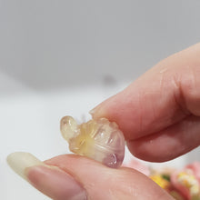 Load image into Gallery viewer, turtle fluorite crystal carving