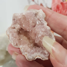 Load image into Gallery viewer, pink-amethyst-crystal-cluster-specimen-geode