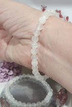 Load image into Gallery viewer, Selenite Crystal Bracelet Gemstones 6mm 8 - 8.5inch bracelet. Cleansing & Angelic Connection