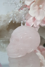 Load image into Gallery viewer, Skull Rose Quartz Crystal Carving Stone
Rose Quartz Inspires Unconditional Love
Gorgeous Rose Quartz Skull Crystal Carving.