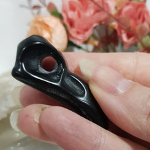 Load image into Gallery viewer, Bird Skull Obsidian Animal Crystal Carving Stone 50mm 1 LITTLE SCUFFED
