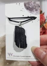 Load image into Gallery viewer, Black-Tourmaline-Crystal-Stone-Pendant-Necklace-Moonlight-Crystals-Australia