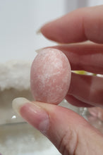 Load image into Gallery viewer, Puffy Heart Pink Opal Crystal Carving Stone 25mm | Inspires Compassion & Peace 2