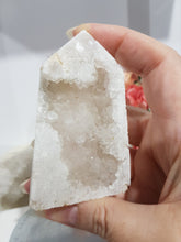 Load image into Gallery viewer, Geode-Quartz-Crystal-Tower-Stone-Moonlight-Crystals-Australia
