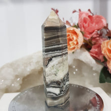 Load image into Gallery viewer, chocolate-calcite-crystal-tower-point