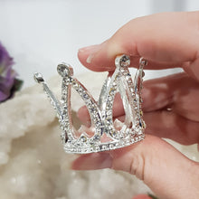 Load image into Gallery viewer, Sphere Stand CROWN metal SILVER 50mm