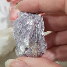 Load image into Gallery viewer, Lepidolite raw crystal stone 35mm 1
