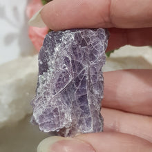 Load image into Gallery viewer, Lepidolite raw crystal stone 35mm 1