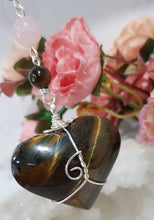 Load image into Gallery viewer, Power-of-the-Tiger-Tigers-Eye-Stone-Crystal-Energy-Enhancer-suncatcher-hanger-ornament-Moonlight-Crystals-Australia-Suncatchers-Australia