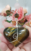 Load image into Gallery viewer, Power-of-the-Tiger-Tigers-Eye-Stone-Crystal-Energy-Enhancer-suncatcher-hanger-ornament-Moonlight-Crystals-Australia-Suncatchers-Australia