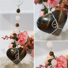 Load image into Gallery viewer, Power-of-the-Tiger-Tigers-Eye-Stone-Crystal-Energy-Enhancer-suncatcher-hanger-ornament-Moonlight-Crystals-Australia-Suncatchers-Australia