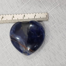 Load image into Gallery viewer, Sodalite crystal heart crystal carving gemstone 30mm 3
