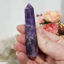 Load image into Gallery viewer, Amethyst crystal point gemstone 75mm 1
