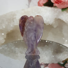 Load image into Gallery viewer, Amethyst crystal Angel carving gemstone 40mm 2
