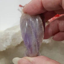 Load image into Gallery viewer, Amethyst crystal Angel carving gemstone 40mm 2
