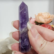 Load image into Gallery viewer, Amethyst crystal point gemstone 65mm 5
